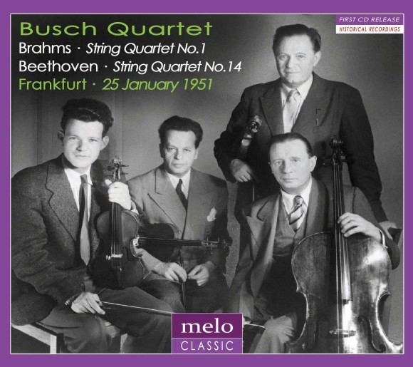Busch Quartet Busch Quartet Frankfurt concert 1951 Brahms and Beethoven