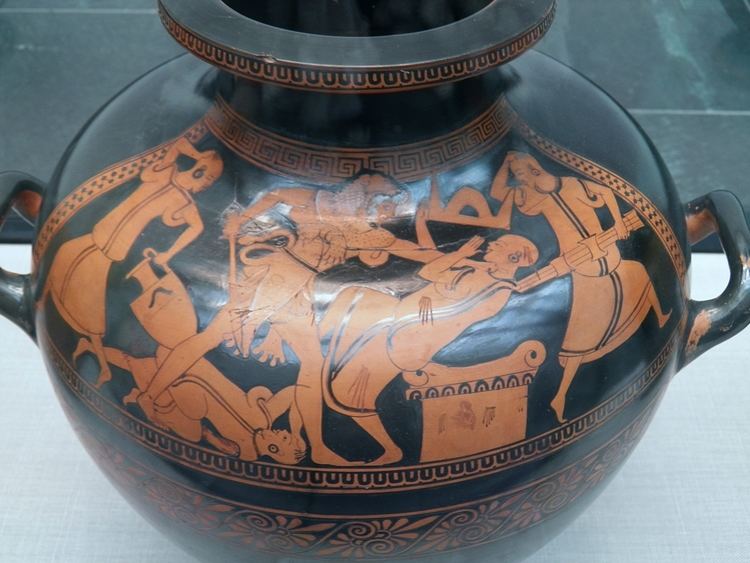 Busiris (Greek mythology) FileAttic redfigure kalpis hydria depicting Heracles killing