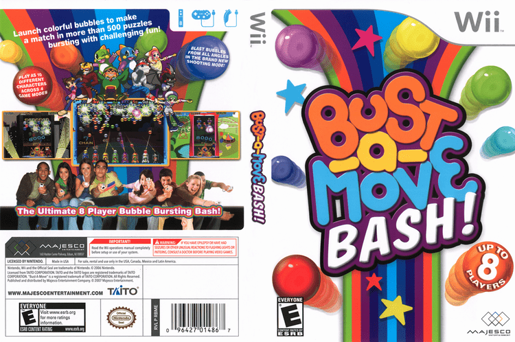 Bust-A-Move Bash! artgametdbcomwiicoverfullHQUSRBME5Gpng