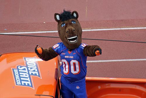Buster Bronco (Boise State) Mascot Monday Buster Bronco KC College Gameday