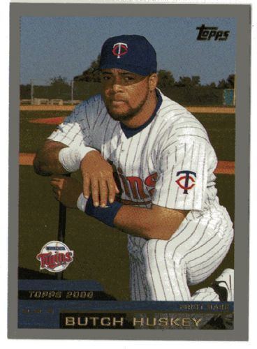 Butch Huskey MINNESOTA TWINS Butch Huskey 330 TOPPS 2000 MLB Baseball Trading Card