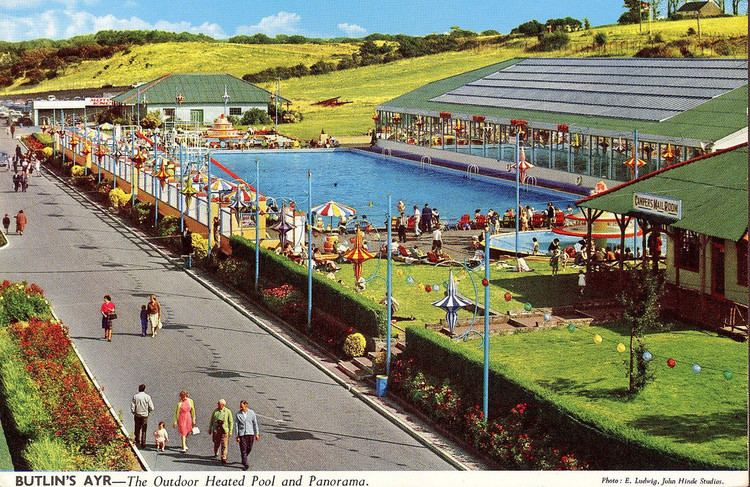 Butlin's Ayr Butlins Ayr Outdoor Pool This postcard image was taken f Flickr