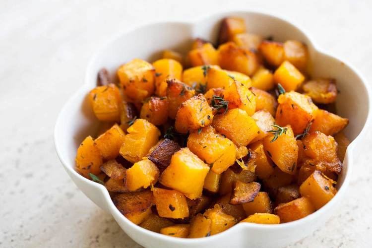 Butternut squash Butternut Squash with Browned Butter and Thyme Recipe