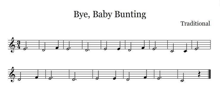Bye, baby Bunting