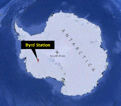 Byrd Station Reconstructed Byrd temperature record