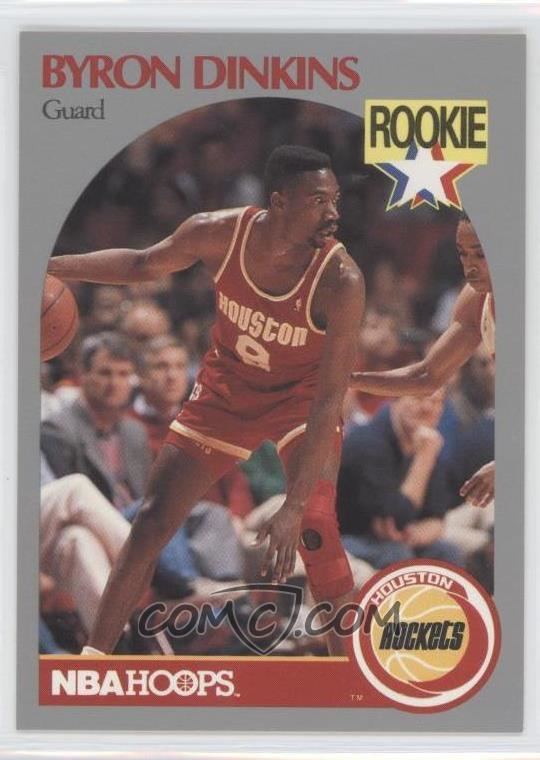 Byron Dinkins 199091 NBA Hoops Base 123 Byron Dinkins COMC Card Marketplace