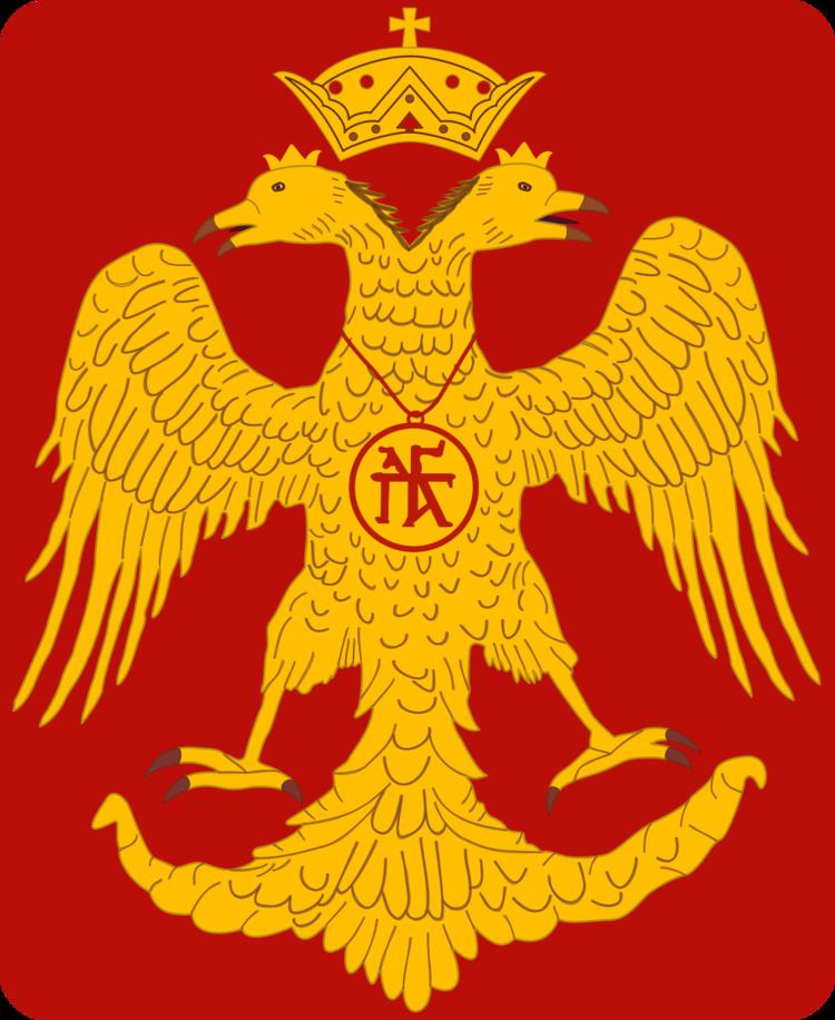 Byzantine flags and insignia