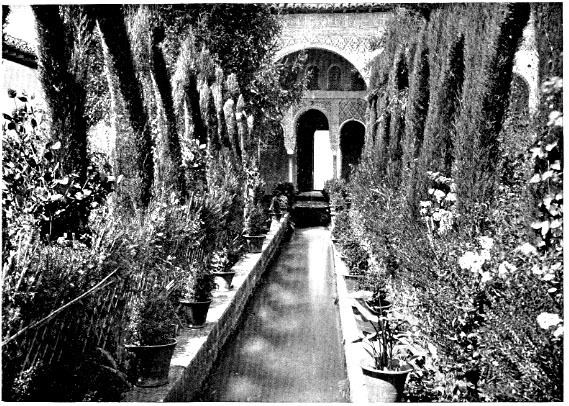 Byzantine gardens The Generalife garden