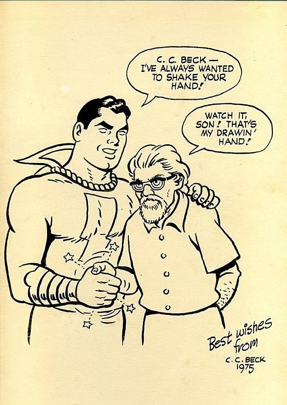 C. C. Beck Today in Comics History A Tribute to CC Beck