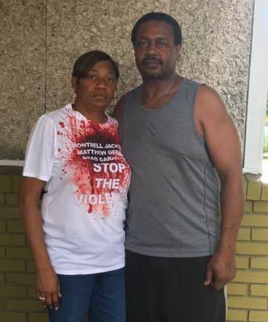 C. Denise Marcelle Denise Marcelle39s blood spattered tshirt for Baton Rouge officers