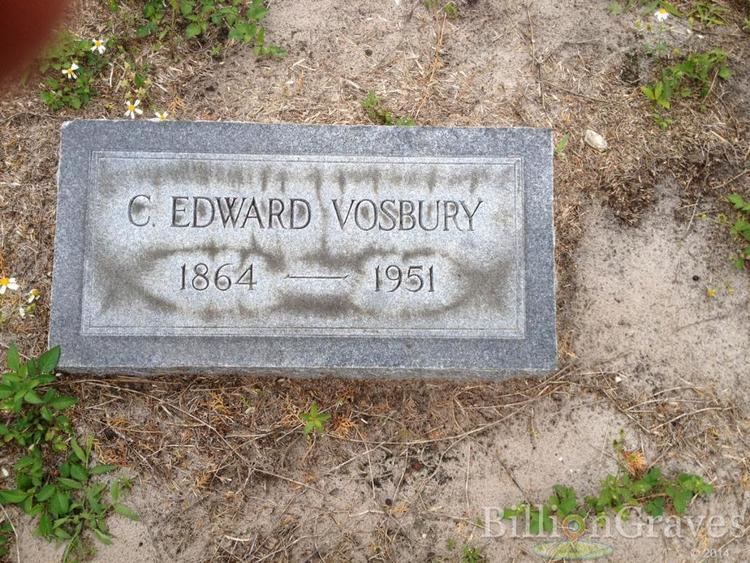 C. Edward Vosbury Grave Site of C Edward Vosbury 1864 BillionGraves