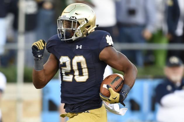 C. J. Prosise Notre Dame RB CJ Prosise Quietly Building Heisman