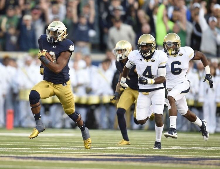 C. J. Prosise CJ Prosise is carrying Notre Dame Sportsnautcom