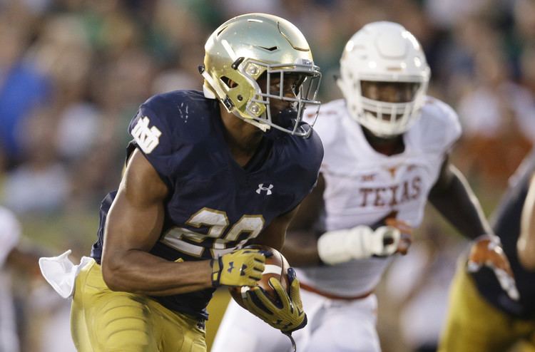 C. J. Prosise CJ Prosise has found a home as leading man in Notre Dame