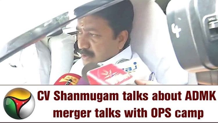 C. V. Shanmugam Minister CV Shanmugam talks about ADMK merger talks with OPS camp