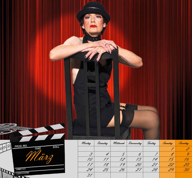 Cabaret (2015 film) movie scenes OAP carehome calendar march OAPs recreate famous movie scenes for calendar Cabaret Martha Bajohr 77 Picture Contilia 