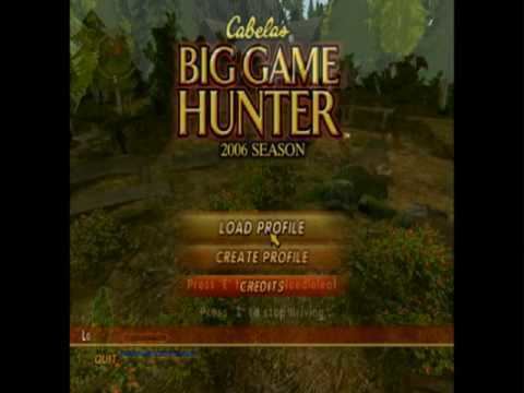 Cabela's Big Game Hunter 2006 Trophy Season Cabela39s Big Game Hunter 2006 Trophy Season GameplayPC YouTube