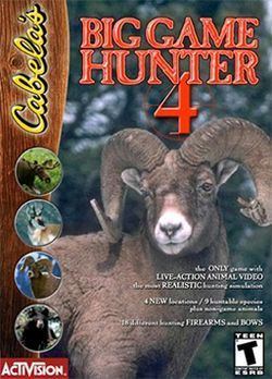 Cabela's Big Game Hunter 4 httpsuploadwikimediaorgwikipediaenthumb8