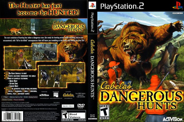 Cabela's Dangerous Hunts Cabelas Dangerous Hunts Cover Download Sony Playstation 2 Covers