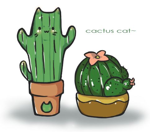 Cactus cat Cactus Cat by pitatenlover on DeviantArt