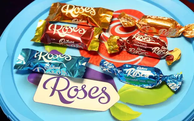 Cadbury Roses Video Why have Cadbury39s Roses changed their wrappers Telegraph