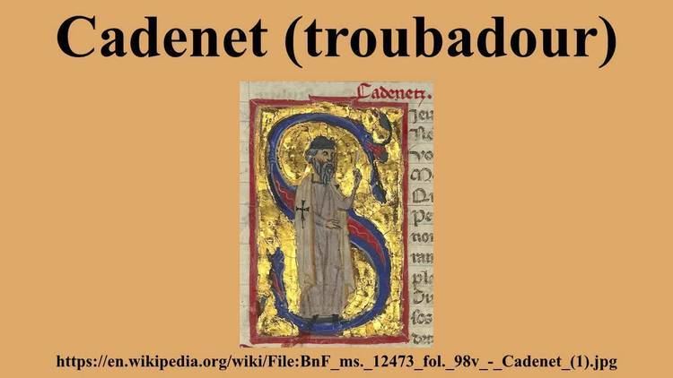 Image result for Cadenet (troubadour)