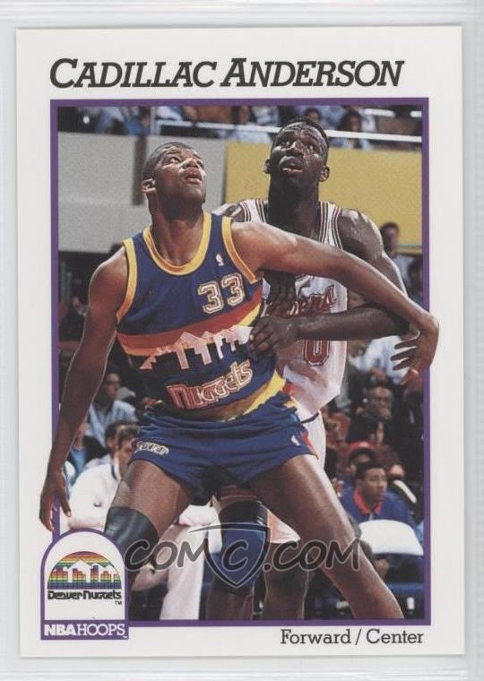 Cadillac Anderson 199192 NBA Hoops Base 354 Cadillac Anderson COMC Card