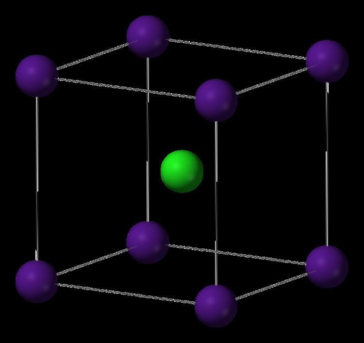 Caesium chloride FileCaesiumchlorideunitcell3Dballspng Wikimedia Commons