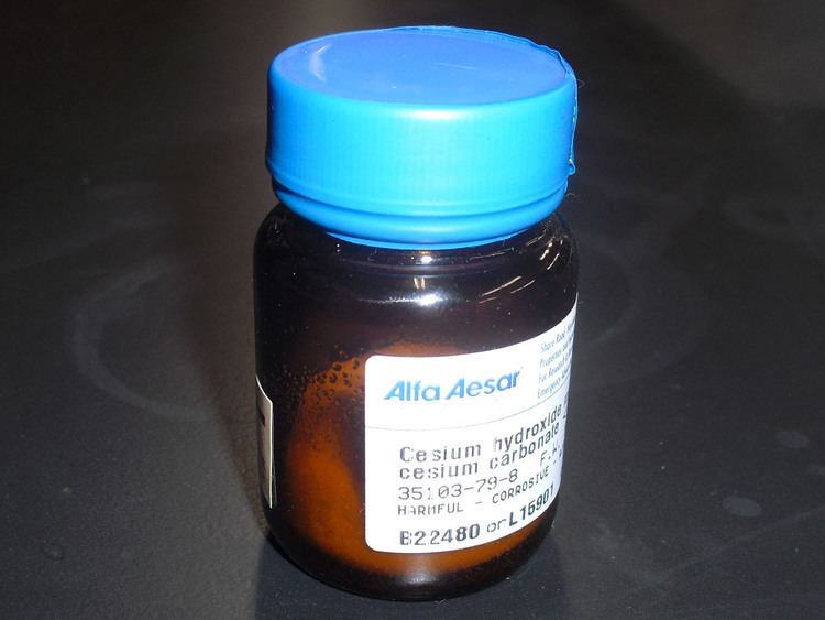 Caesium hydroxide FileCaesium hydroxidejpg Wikimedia Commons