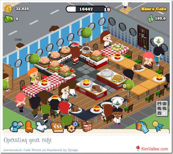 zynga cafe world game