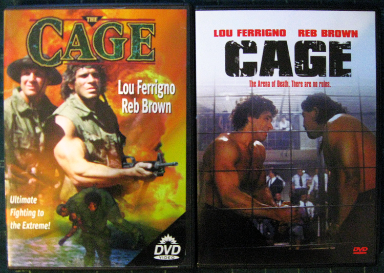 Cage (film) Basement of Ghoulish Decadence CAGE 1989 2001 Sterling