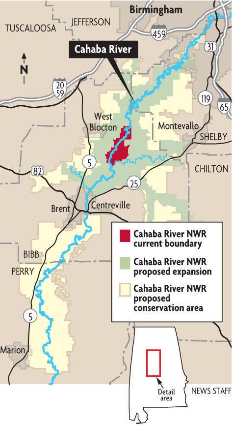Cahaba River National Wildlife Refuge Property owners fear land grabs in Cahaba River National Wildlife