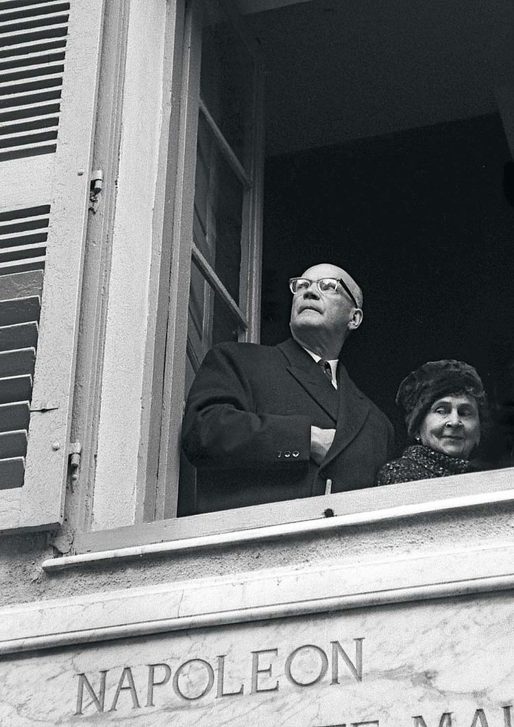 Caj Bremer Presidentti Urho Kekkonen ja rouva Sylvi Kekkonen Ranskassa 1962
