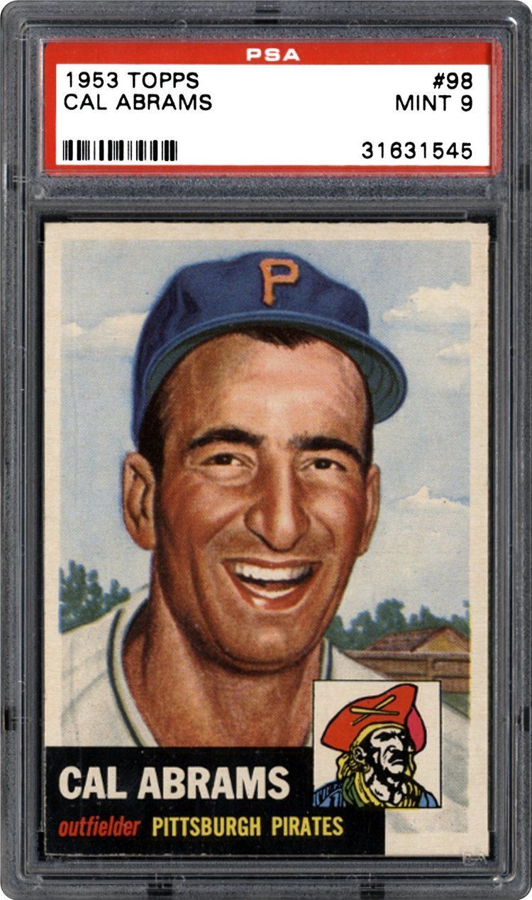 Cal Abrams 1953 Topps Cal Abrams PSA CardFacts