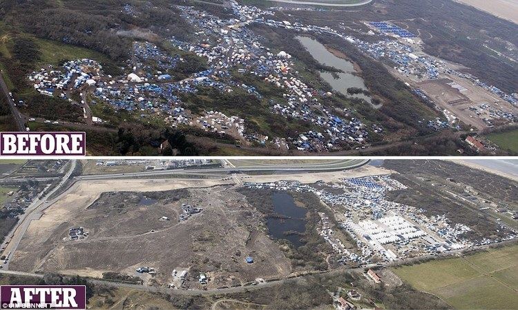 Calais Jungle Calais Jungle is unrecognizable after bulldozers flatten land where