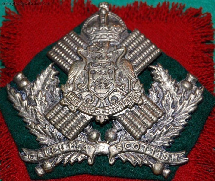 Calcutta Scottish militarybadgecollectioncomwpcontentgallery369