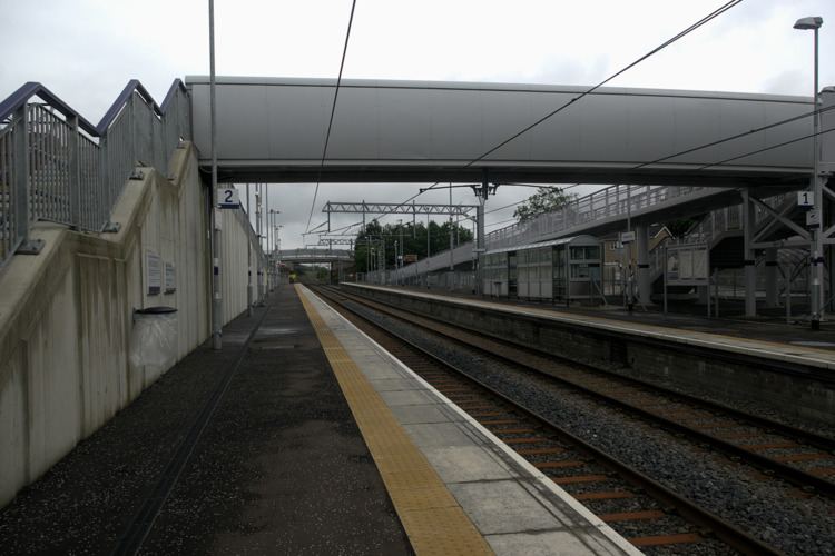 Caldercruix railway station