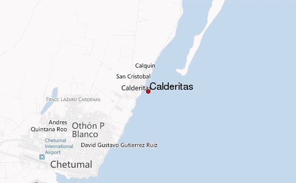 Calderitas, Quintana Roo Calderitas Location Guide