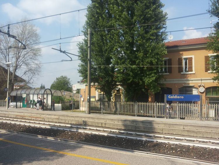 Caldiero railway station