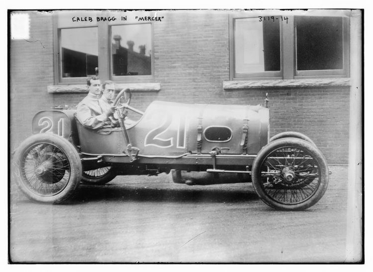 Caleb Bragg Caleb Bragg In Mercer Antique Old Race Car Automobile 1912