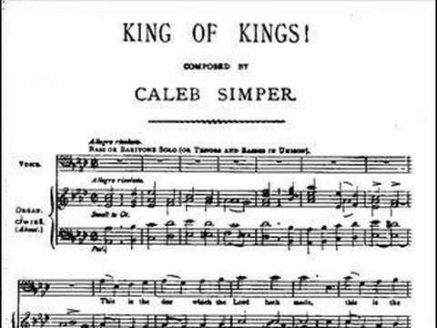 Caleb Simper Caleb Simper anthem King of Kings YouTube