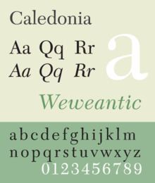 Caledonia (typeface) httpsuploadwikimediaorgwikipediacommonsthu
