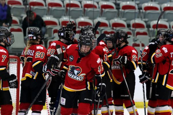 Calgary Inferno Calgary Inferno claim CWHL39s top spot in goalfilled weekend