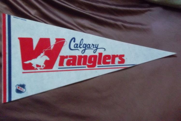 Calgary Wranglers Junior and Senior Hockey Pennants Adanac Antiques amp Collectibles