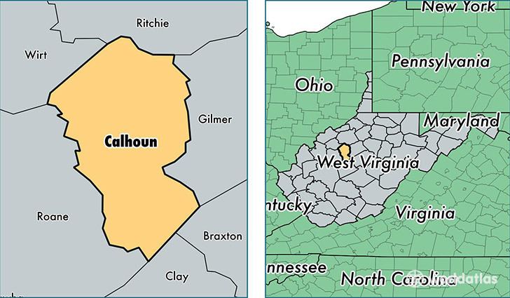 Calhoun County, West Virginia wwwworldatlascomimguscounty399calhouncount