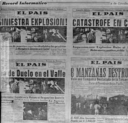 Cali explosion Cali Antigua on Twitter quotPrimera pagina del peridico EL PAS de