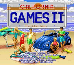 California Games II California Games II USA ROM lt SNES ROMs Emuparadise