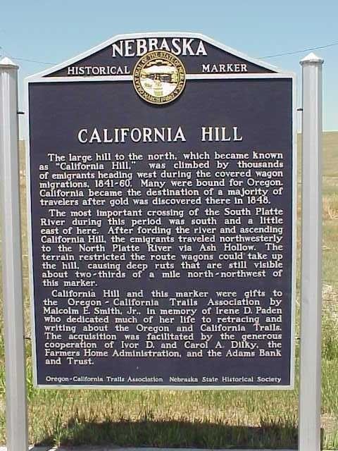 California Hill Oldtime Nebraska California Hill
