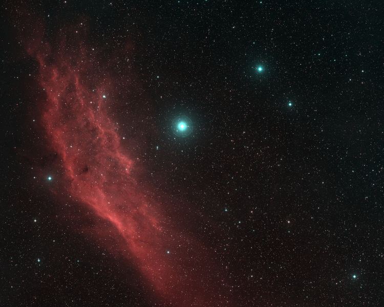 California Nebula The California Nebula One Minute Astronomer