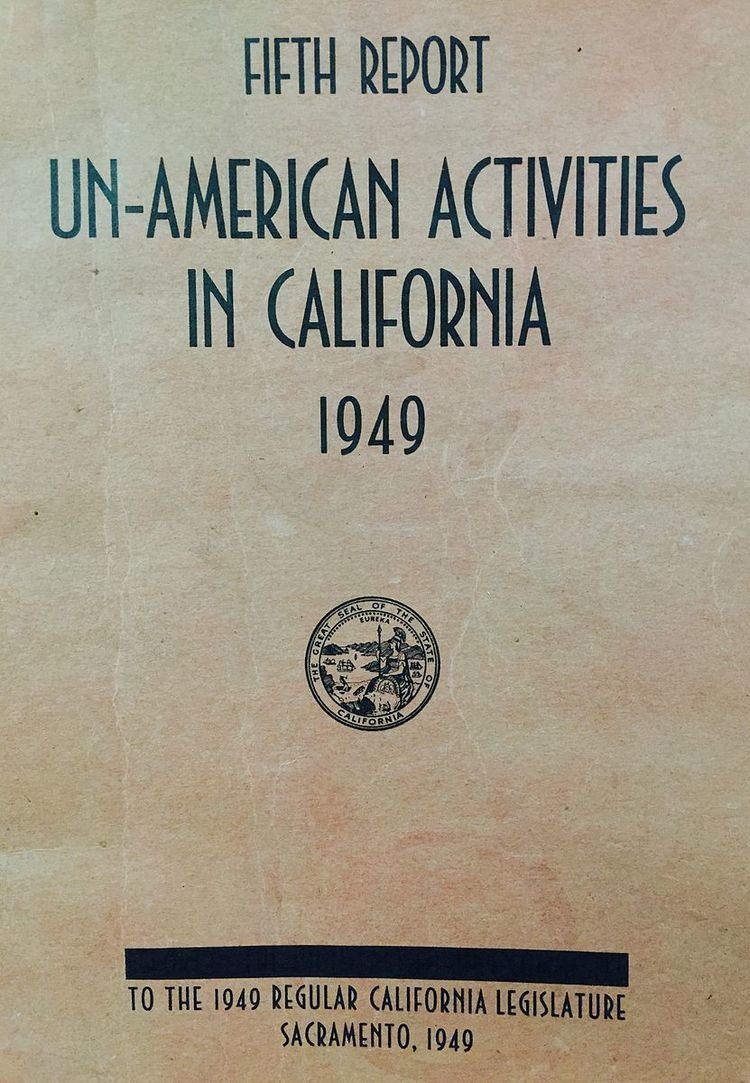 California Senate Factfinding Subcommittee on Un-American Activities